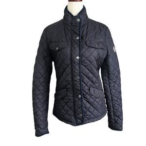 Kingsland Equestrian Black Quilted Equestrian Jacket Women's Size M | 53-16-4